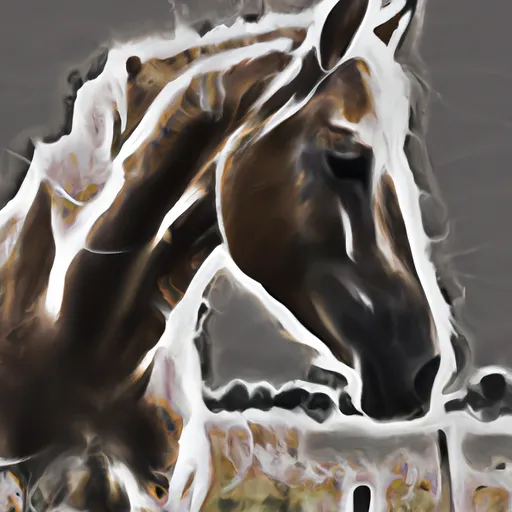 Bild av hona av häst