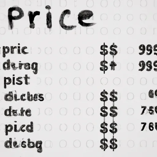 Bild av förteckning över priser