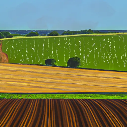 Bild av fält för odling