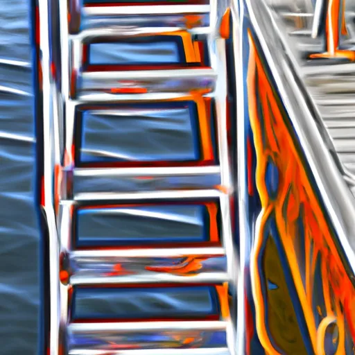 Bild av båttrappa