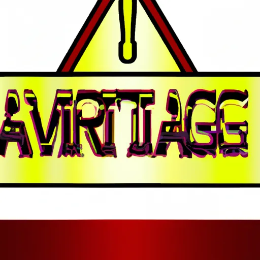 Bild av ge en varning