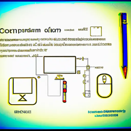Bild av arbetsinstruktion för en dator