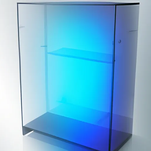 Bild av glasskåp