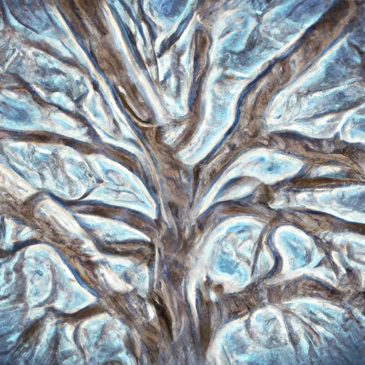 Bild av grovgrenigt träd
