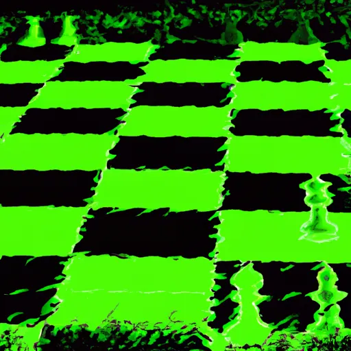 Bild av gröna fältets schack