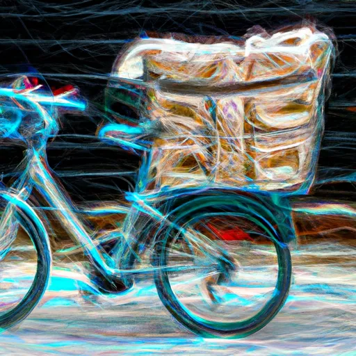 Bild av cykelbud