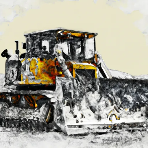 Bild av bulldozer