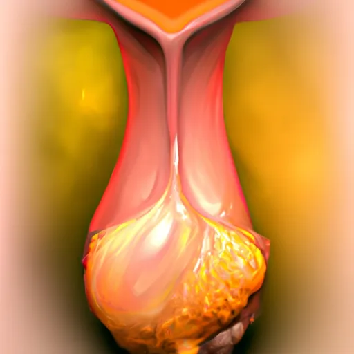 Bild av blåshalskörtel