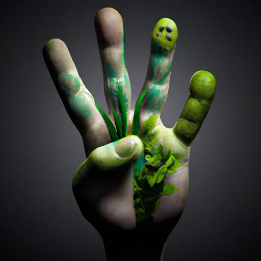 Bild av ha gröna fingrar