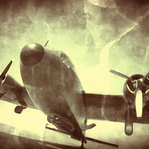 Bild av bombflygplan