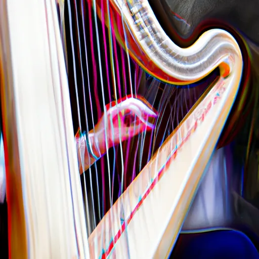 Bild av harpspel