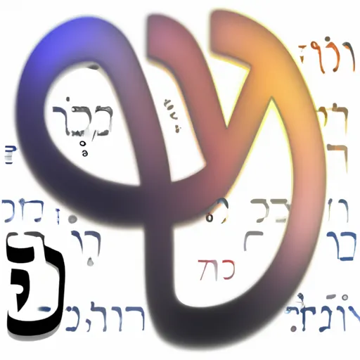 Bild av hebreisk