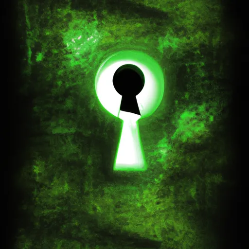 Bild av gröna nyckelhålet