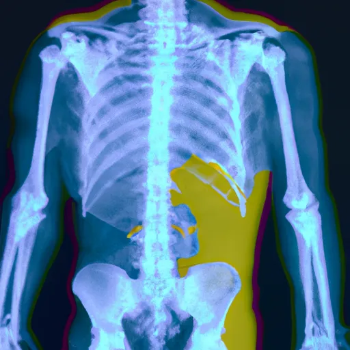 Bild av genomlysa med röntgenstrålar
