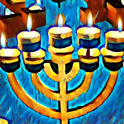 Bild av hanukka