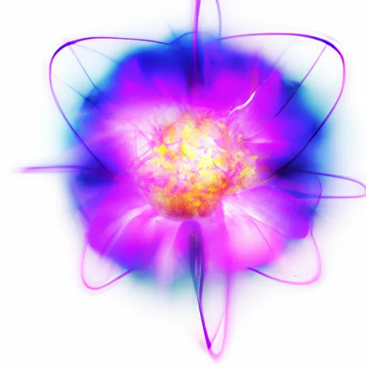 Bild av elektriskt neutral kärnpartikel