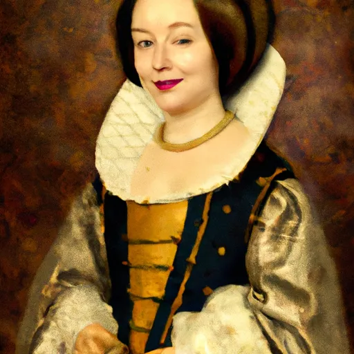Bild av adelskvinna