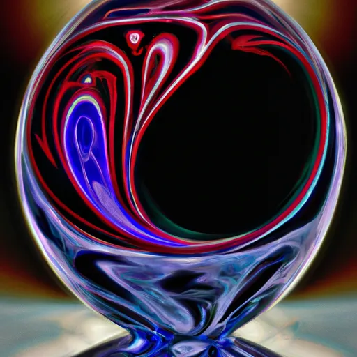 Bild av glaskärl