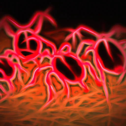 Bild av blodsugande kvalsterdjur