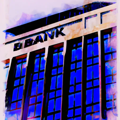 Bild av bankkontor