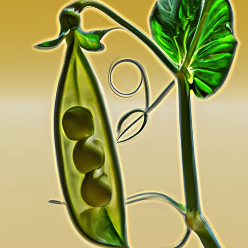 Bild av frukt från ärtväxt