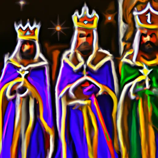 Bild av heliga tre konungars dag
