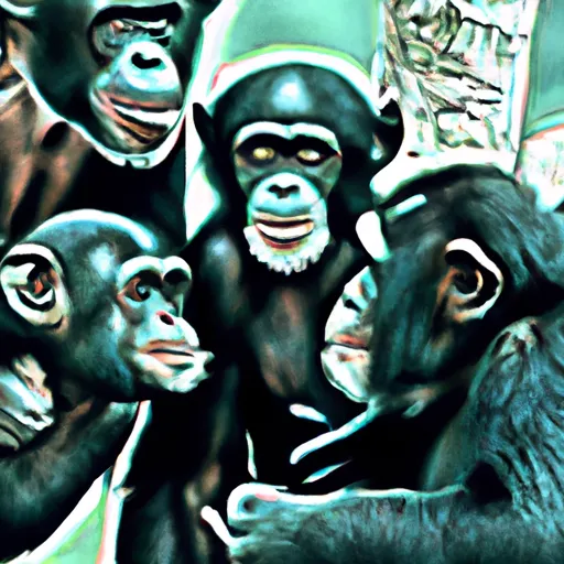 Bild av chimpans