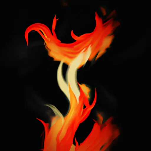 Bild av brinna av iver