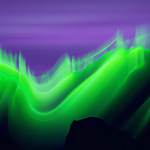 Bild av aurora borealis