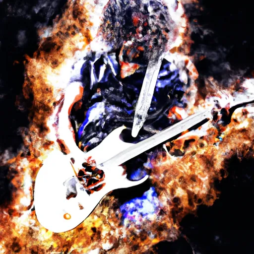 Bild av gitarrist