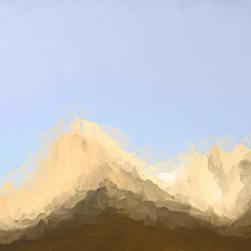 Bild av bergskedja