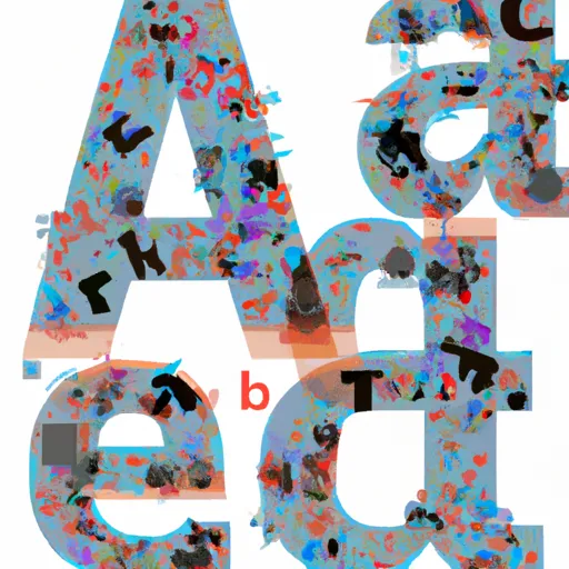 Bild av forma bokstäver