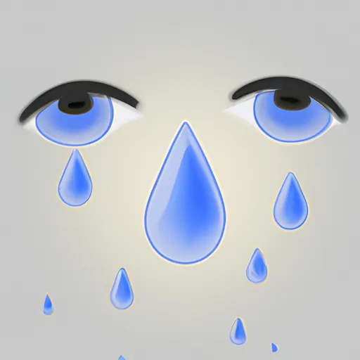 Bild av fäller tårar