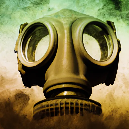 Bild av gasmask