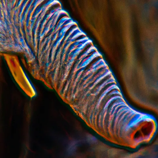Bild av elefantnäsa