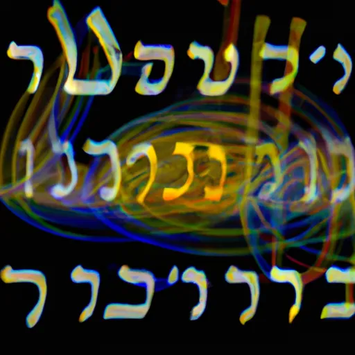 Bild av hebreiska