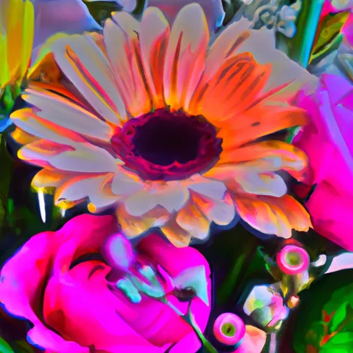 Bild av blomsterhandlare