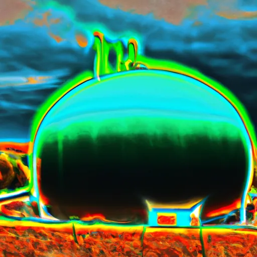 Bild av biogas