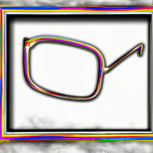 Bild av glasögonbåge