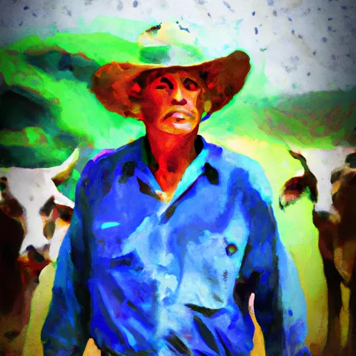 Bild av boskapsskötare