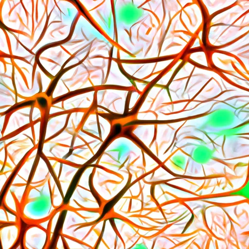 Bild av anhopning av nervceller