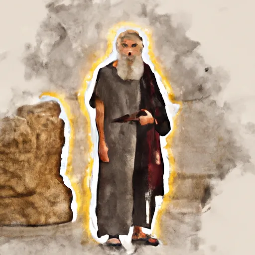 Bild av fornisraelisk präst