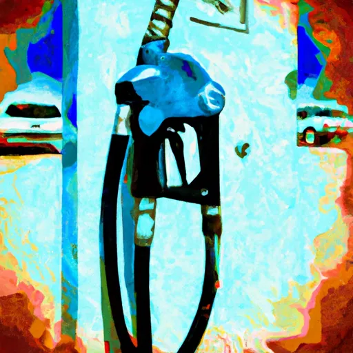 Bild av bensinpump