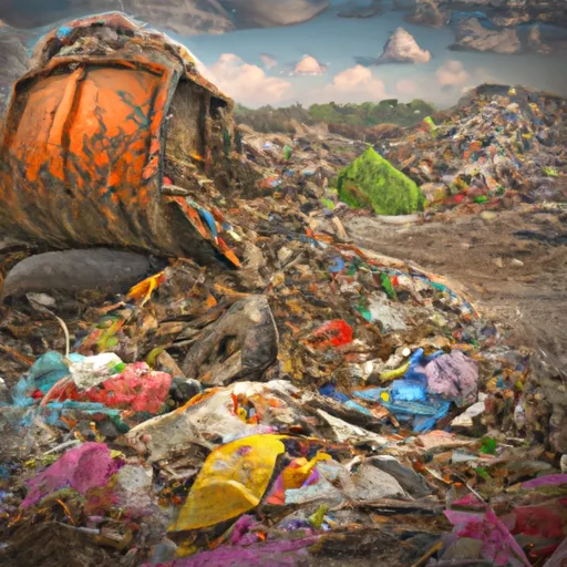 Bild av avfallsplats