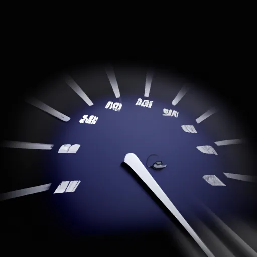 Bild av hastighetsmätare