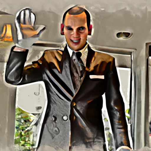 Bild av hotellvärd