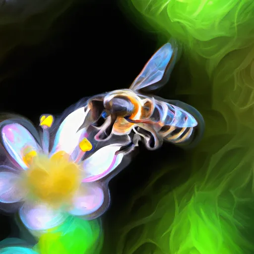 Bild av flitig som ett bi