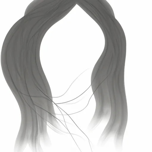 Bild av delningslinje i håret