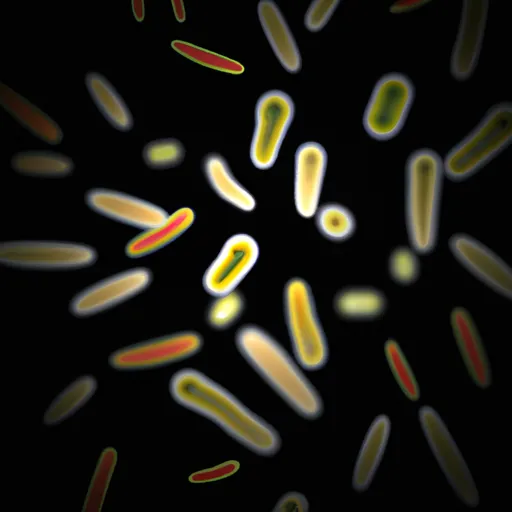 Bild av bakteriehärd