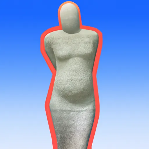 Bild av figurskulptur utan huvud och lemmar